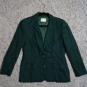 Pendleton Pure Virgin-Wool Dark Green Suit Jacket